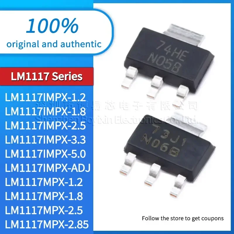 

LM1117IMPX/IMP/MPX/MP-2.5/3.3/5.0/2.85/ADJ/1.8/1.2/NOPB USB gadgets