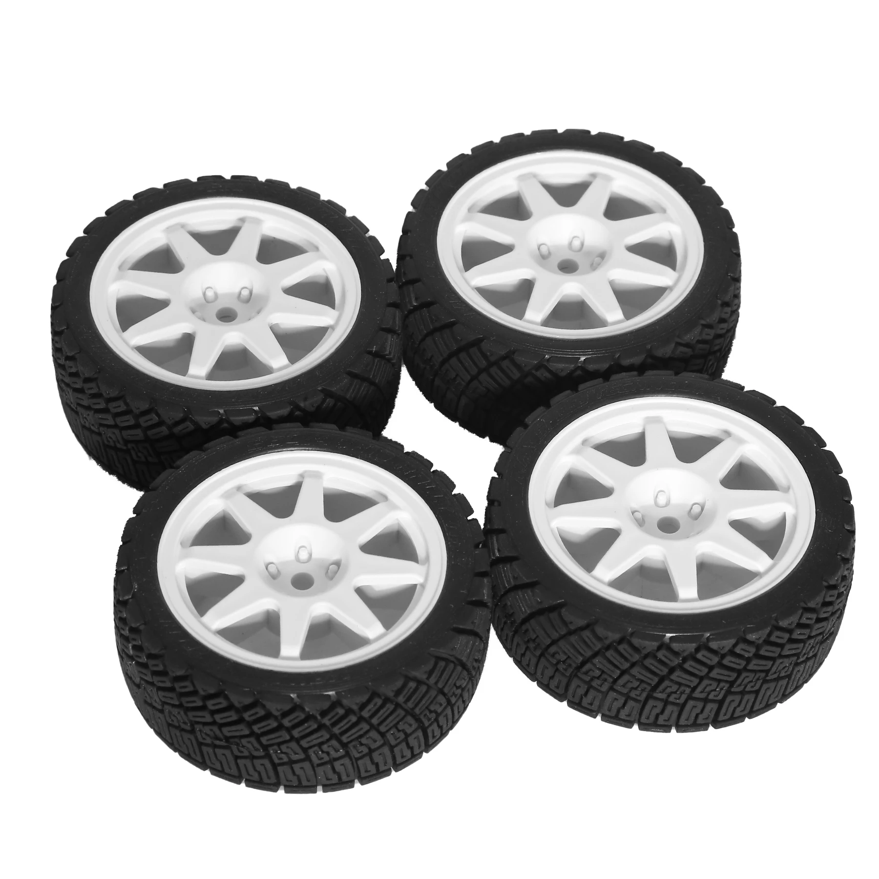 4szt 68mm 1/10 RC Racing Car Tires On Road Touring Drift Car Tire Wheel dla Tamiya TT01 TT02 XV01 XV02 TA06 PTG-2 HPI HSP Kyosho