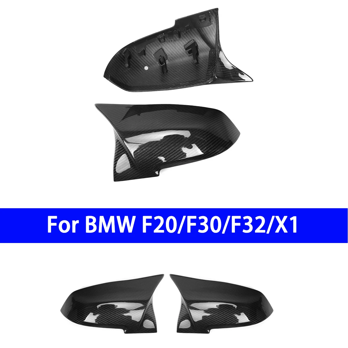 

Suitable for BMW F20/F30/F32/X1 Modified AN Horn Carbon Rearview Mirror Shell and Reverse Mirror Cover