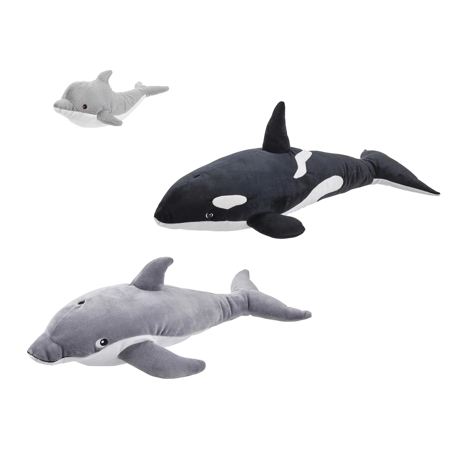 

Original Soft Yonobler Baby Dolphin, Blofang Killer Whale, Marine Fur Animal Doll, Children's Companion Toy Gift
