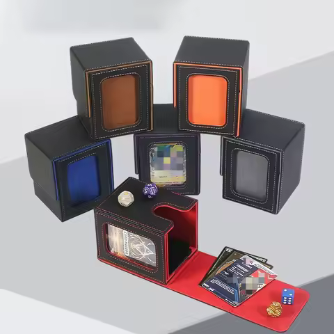 Trading Card Deck Box Holder Commander Card Carrying Organiser Case MTG TCG Board Games Collectible Card Cases Gifts