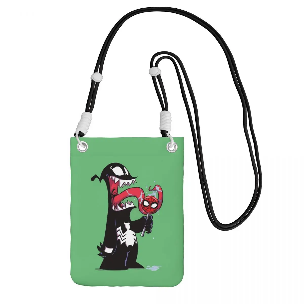 

Сумка для мобильного телефона на заказ Venom Carry, диагональная женская и мужская сумка через плечо с супергероями и комиксами, регулируемая длина для покупок