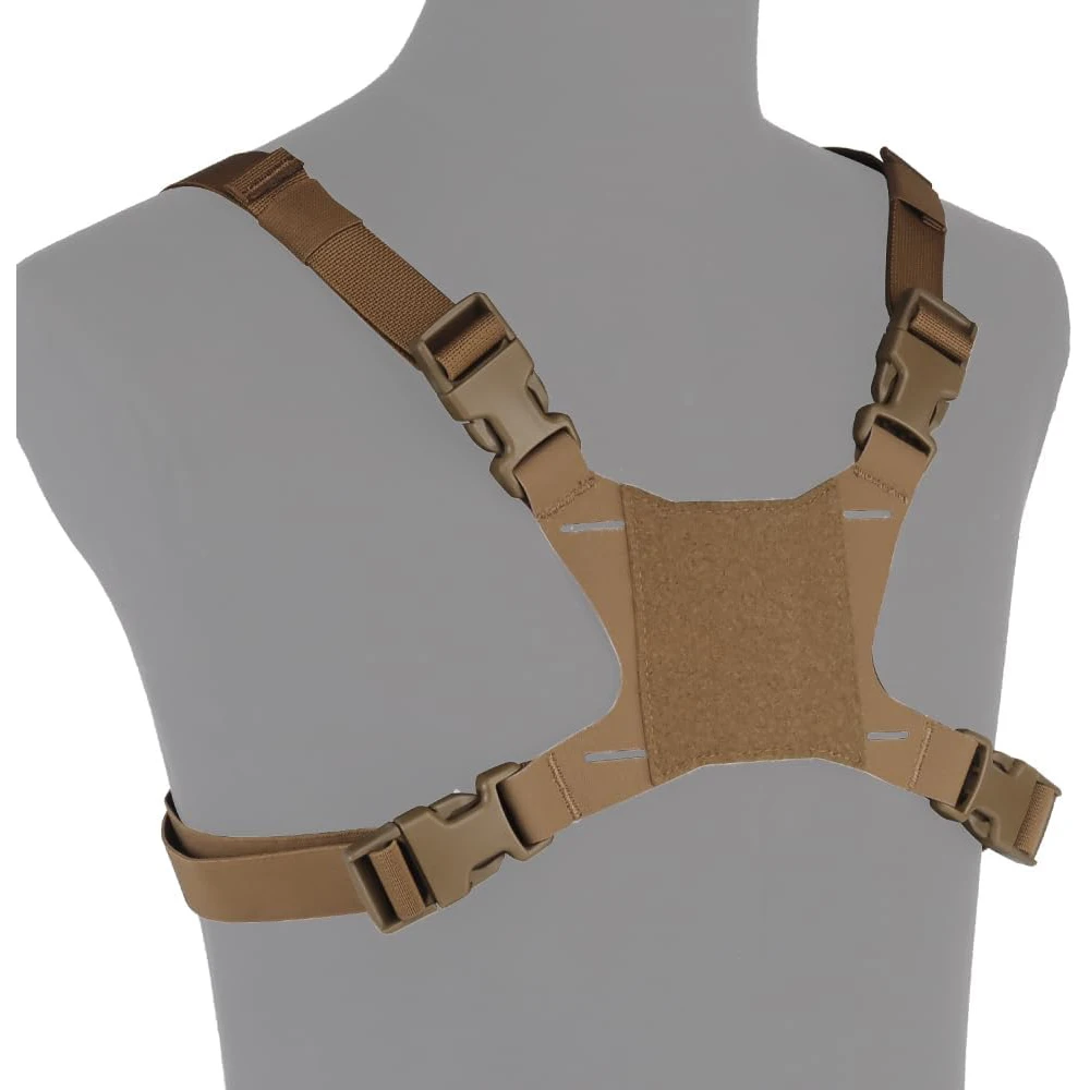 Tactical Chest Mount Harness Strap Mobile Phone Navigation Holder Fixing Cellphone Bracket Fix Adjustable Portable Lightweight