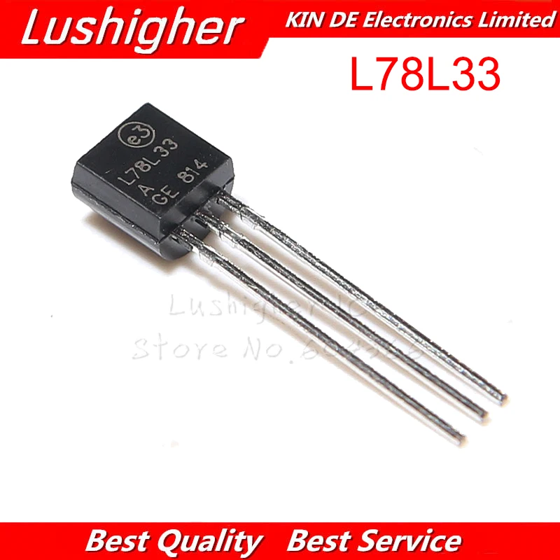 20PCS L78L33ACZ TO-92 78L33 L78L33 TO92 L78L33A 3.3V Voltage Regulator