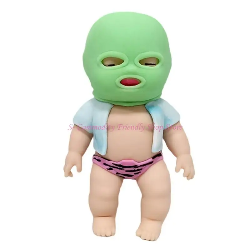 85ae Squeeze Masked Doll Tout TPR Stretch Tout Soup Stress Stristage Party Faven Pression Release Toy Office Antianxiety Toy