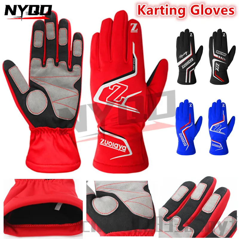 Motor cross Renn handschuhe neue f1 Auto Auto Kart handschuhe atmungsaktive Silikon rutsch feste Männer Go Kart Renn handschuhe