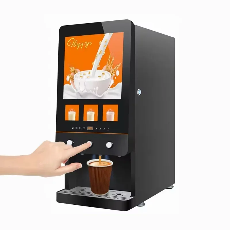 

excellent Instant Coffee Machine Hot and Ice Drinks Vending Machine Commercial Beverage Machine 110V 220V