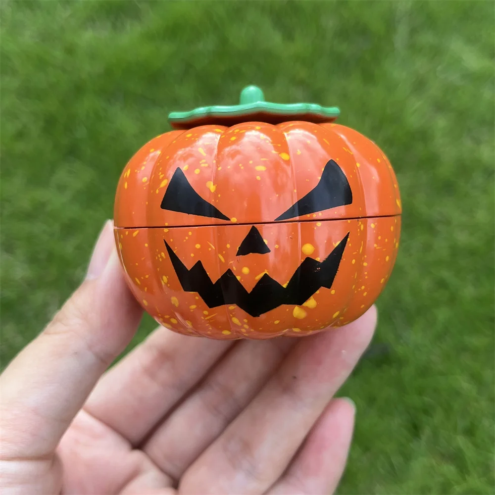 Portable Festive Halloween Pumpkin Tobacco Grinder Herb and Spice Grinder Smoking Accessories