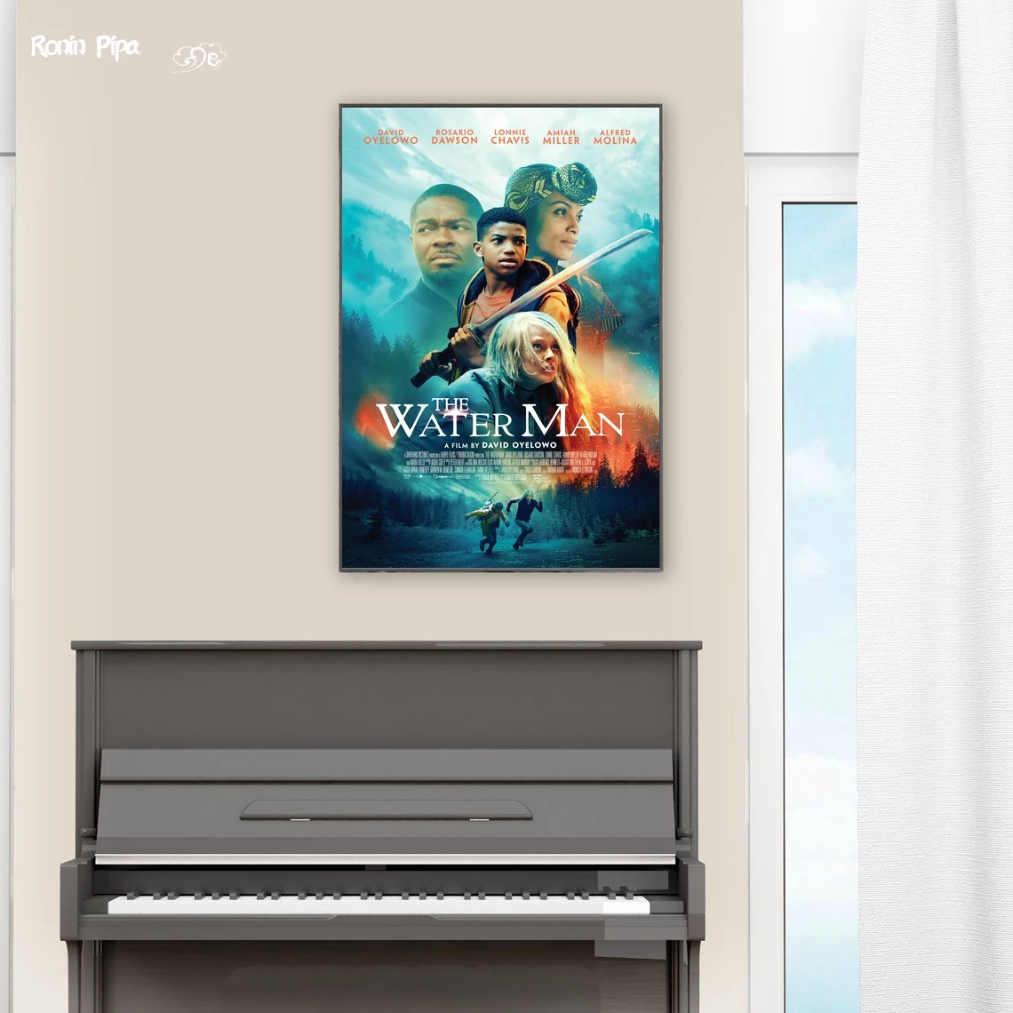 The Water Man Classic Movie Poster Art Print Canvas Painting Wall Pictures Living Room Home Decor (No Frame)