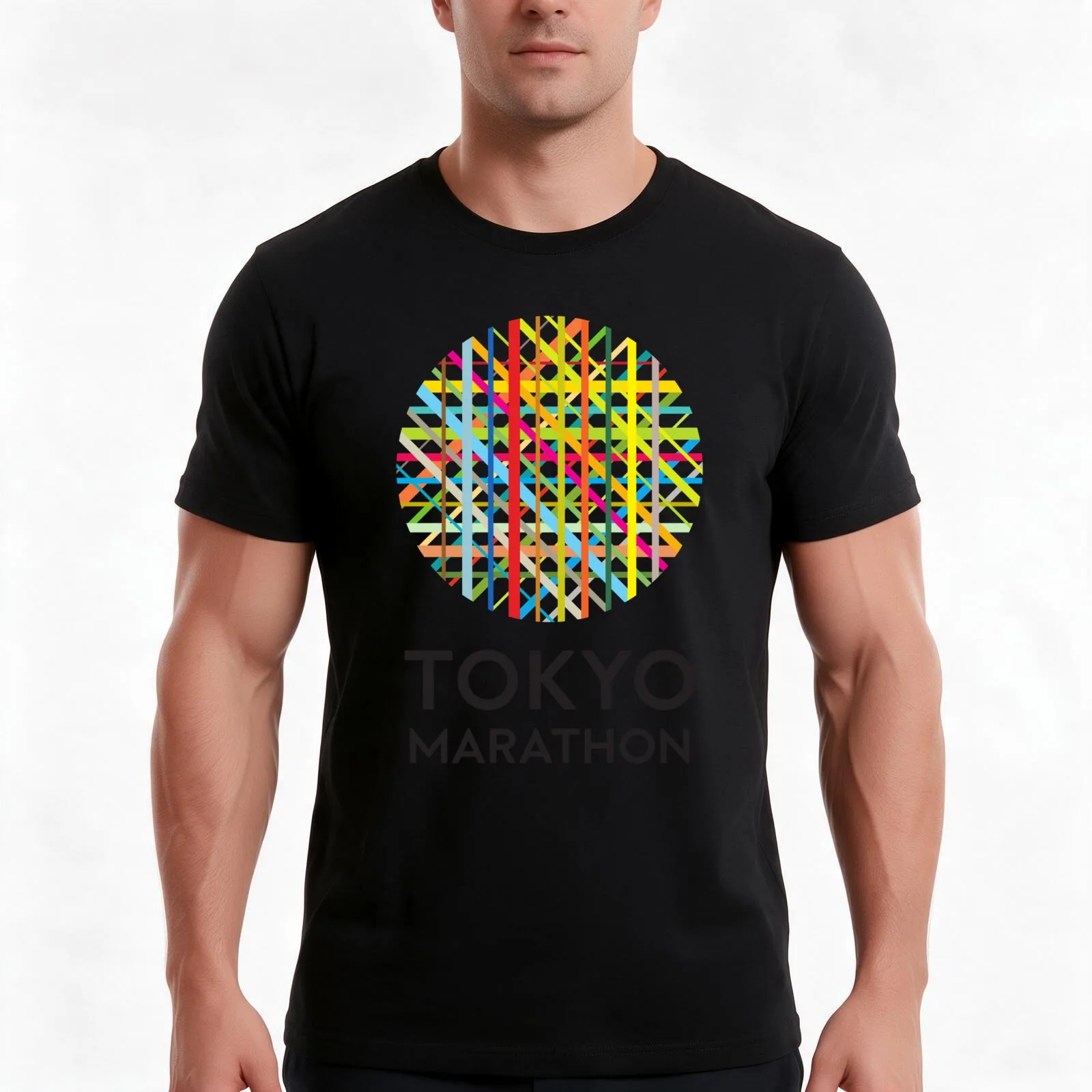 TOKYO VIRTUAL MARATHON T-Shirt, Summer Casual Cotton Tee, Oversized Streetwear Tops, Vintage Graphic Print, Unisex Men Women