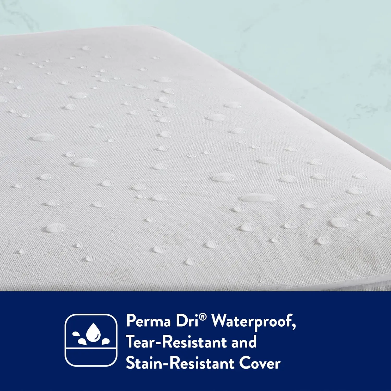 

Kolcraft Babypedic Bubbie Waterproof Crib Mattress Plus Toddler Bed Fit, Extra Firm Coils, Airy Comfort, Non Toxic, Greenguard