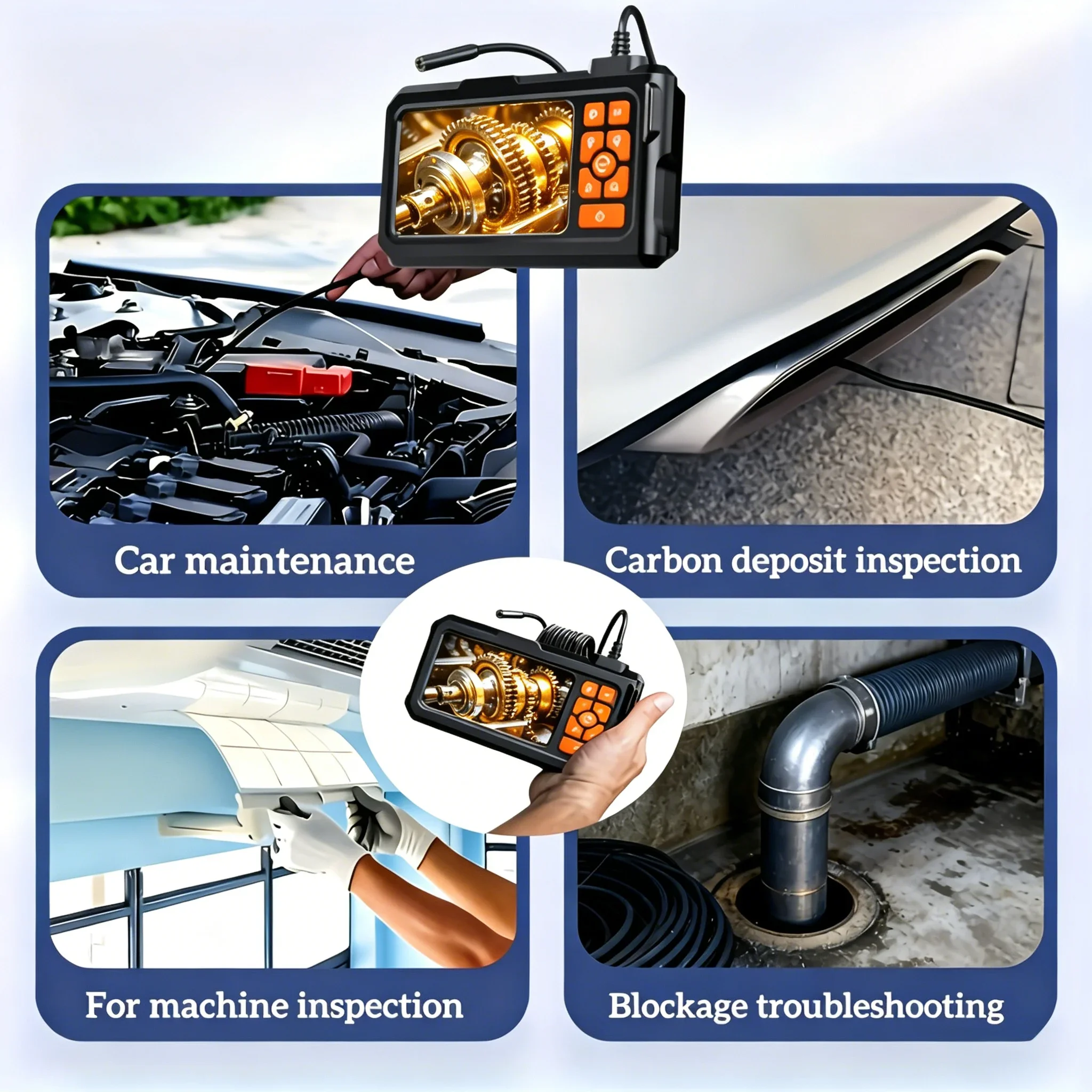 Industrial Endoscope Camera 4.3 
