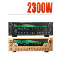7.1 Channel Home Amplifier Professional Singing Wireless Bluetooth HiFi Audio Stereo Karaoke With Spectrum Display
