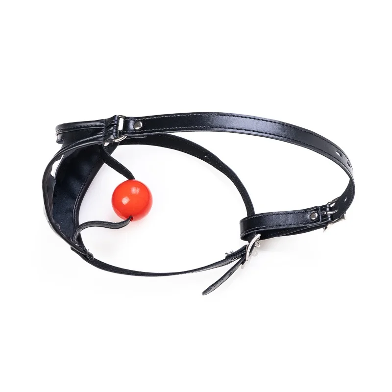 Adult Game Silicone Ball Gag with Fetish Nose Opening Harness Face Mask Oral Mouth Stopper for Couple BDSM Slave Cosplay Sex Toy view 5