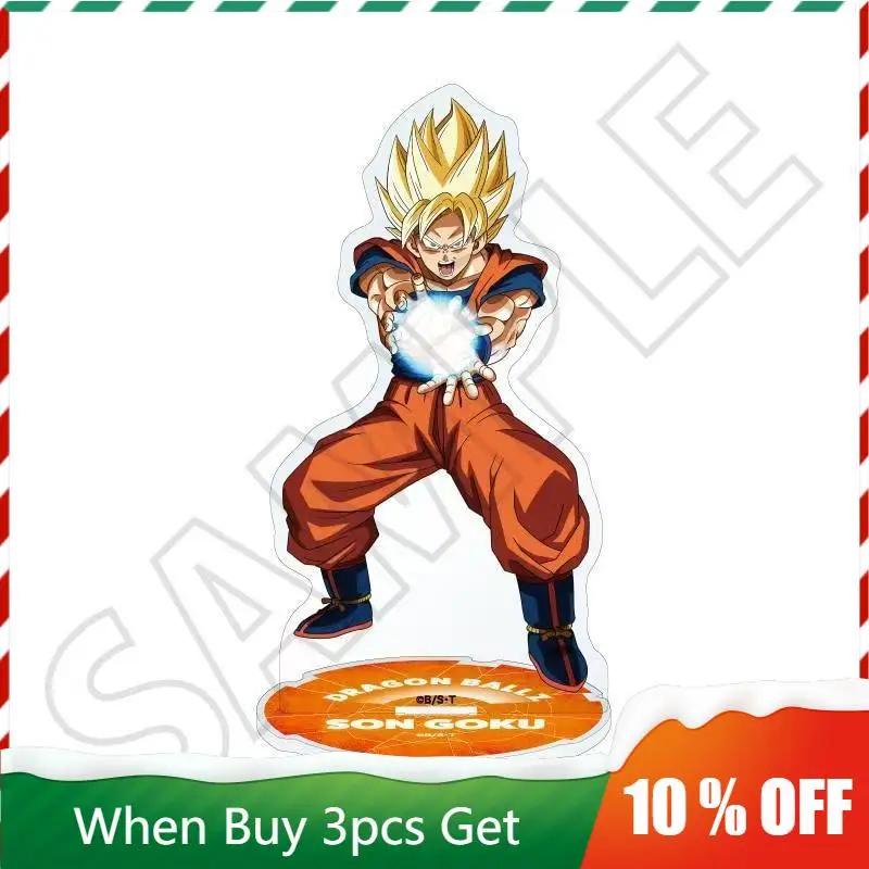 

Dragon Ball Z Anime Peripherals Son Goku Figure Acrylic Stand Gohan Figurine Standing Plate Android 18 Collectible Toys Gift