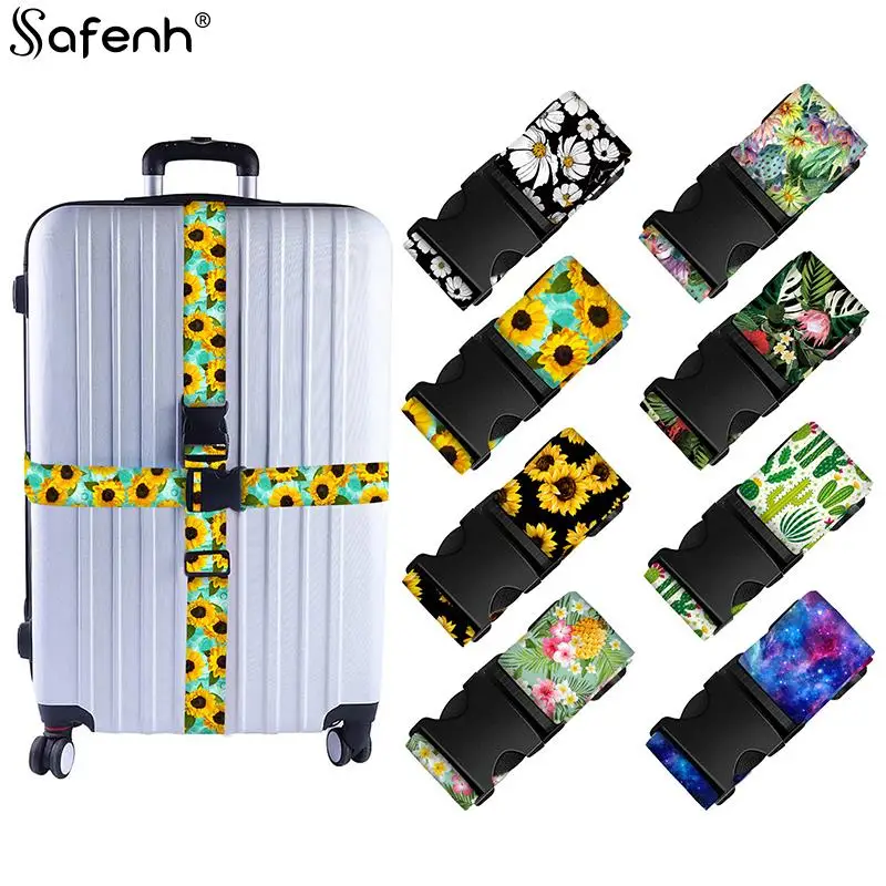 1PC Adjustable Bundling Packing Baggage Belt Cross Strap Suitcase Belts Bag Part Accessor Anti-theft Luggage Buckle Cross Strap