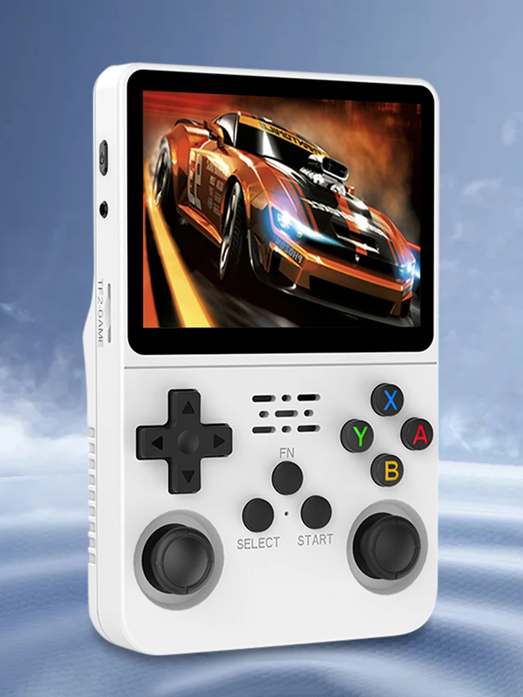 مشغل فيديو جيب محمول R36S نظام لينكس 3.5 بوصة IPS شاشة مشغل فيديو صغير 64/128 جيجابايت 10000 ألعاب هدية للأطفال والكبار #3