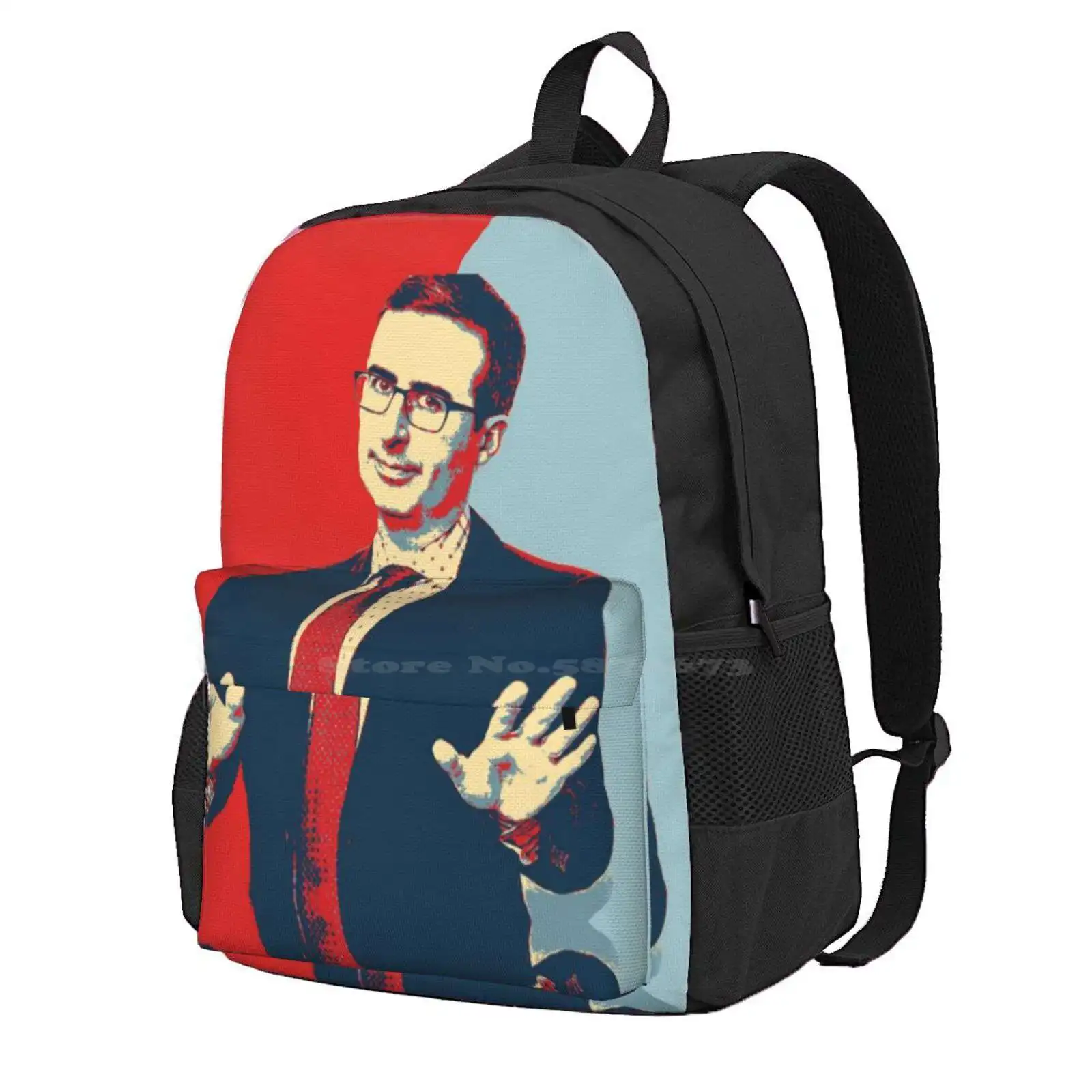 John Oliver - Last Week Tonight Hot Sale Schoolbag Backpack Fashion Bags Now John Oliver Last Week Tonight American Political