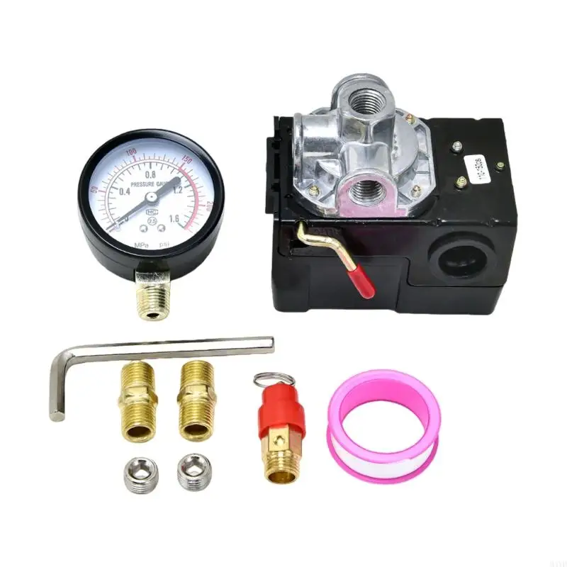4- Port Horizontal Pressures Switches Air Compressor Accessories Silver Contact Automatic Pressures Control Switches M4YD