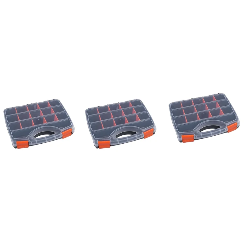 A008 3X B-320 Portable Parts Box Screw Storage Box Metal Parts Hardware Screwdriver Vehicle Repair Hand Tool