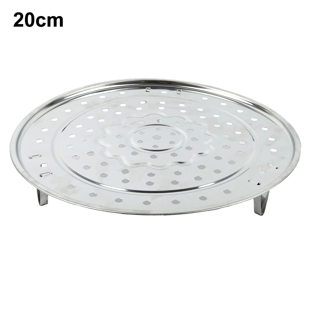 Stainless Steel Steamer Rack Steamer Tray Stand Cookware Tool Bread Tray For Stuffed Bun Food Steamer Tray Rack Kitchen Tools