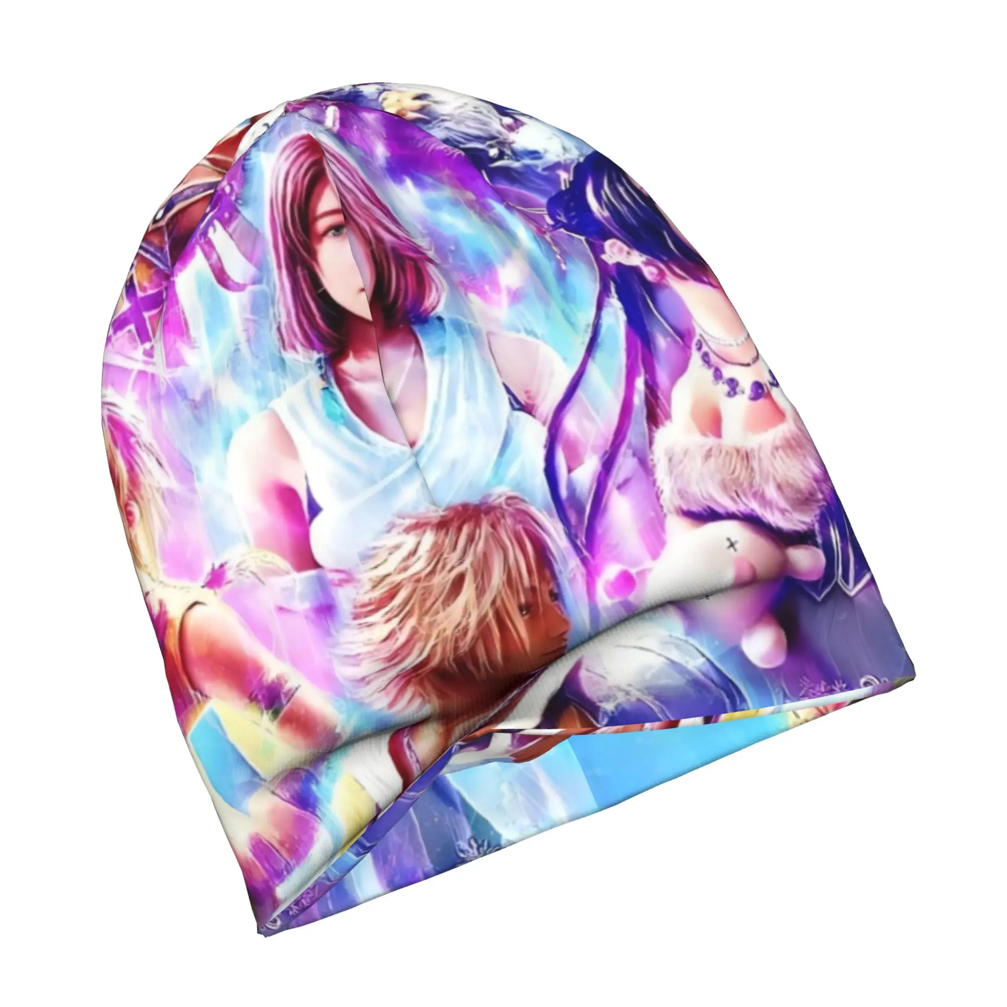 F-Final F-Fantasy X Bonnet Hats Street Knit Hat For Men Women Warm Winter Game Japan Fantasy Video   Skullies Beanies Caps