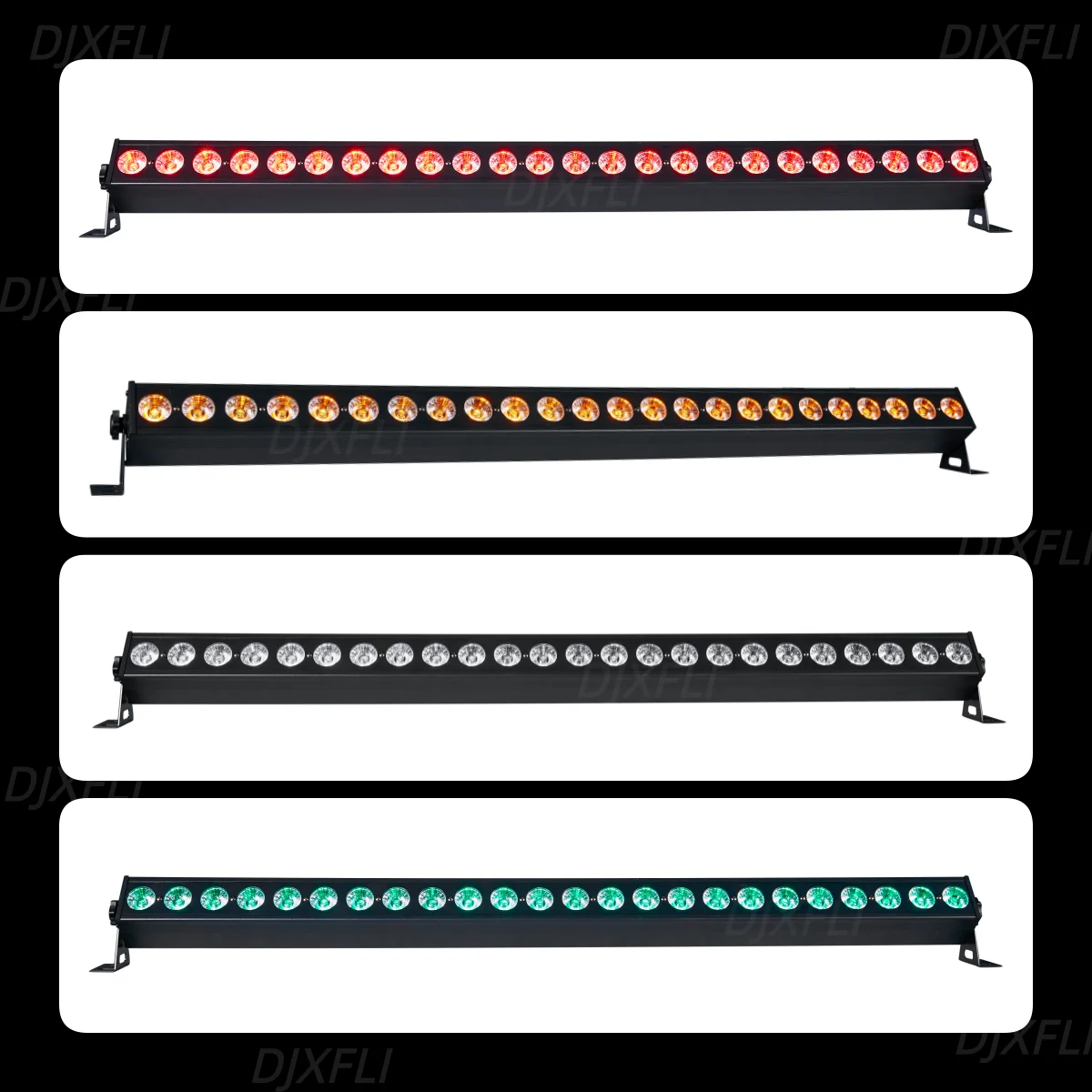 NEW 24x18W 6in1 Full Color LED Bar Light KTV DJ Party Nightclub Wedding Concert DMX512 Wall Wash Beam Stage Light Show