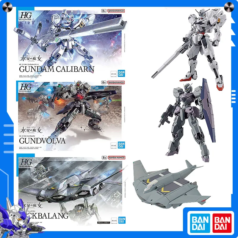 

Original Bandai The Witch From Mercury Gundam 1/144 Calibarn Tickbalang Gundvolva Anime Action Assembly Model Collect Ornaments