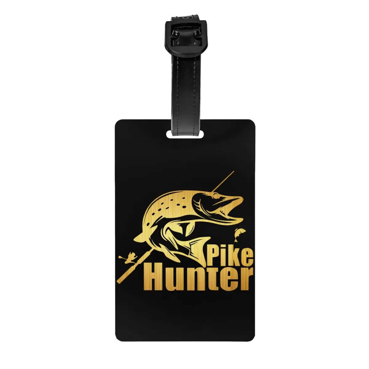 Pike Hunter Tag bagasi nelayan memancing Kustom Tag bagasi penutup privasi Label ID