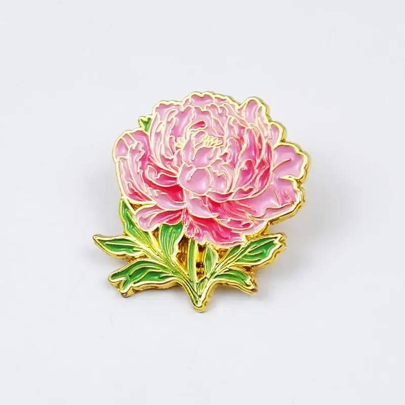 Flower Pins for Girls Womens Clothes Lovely Brooch Backpack Plant Badge Best Choice for School or Work