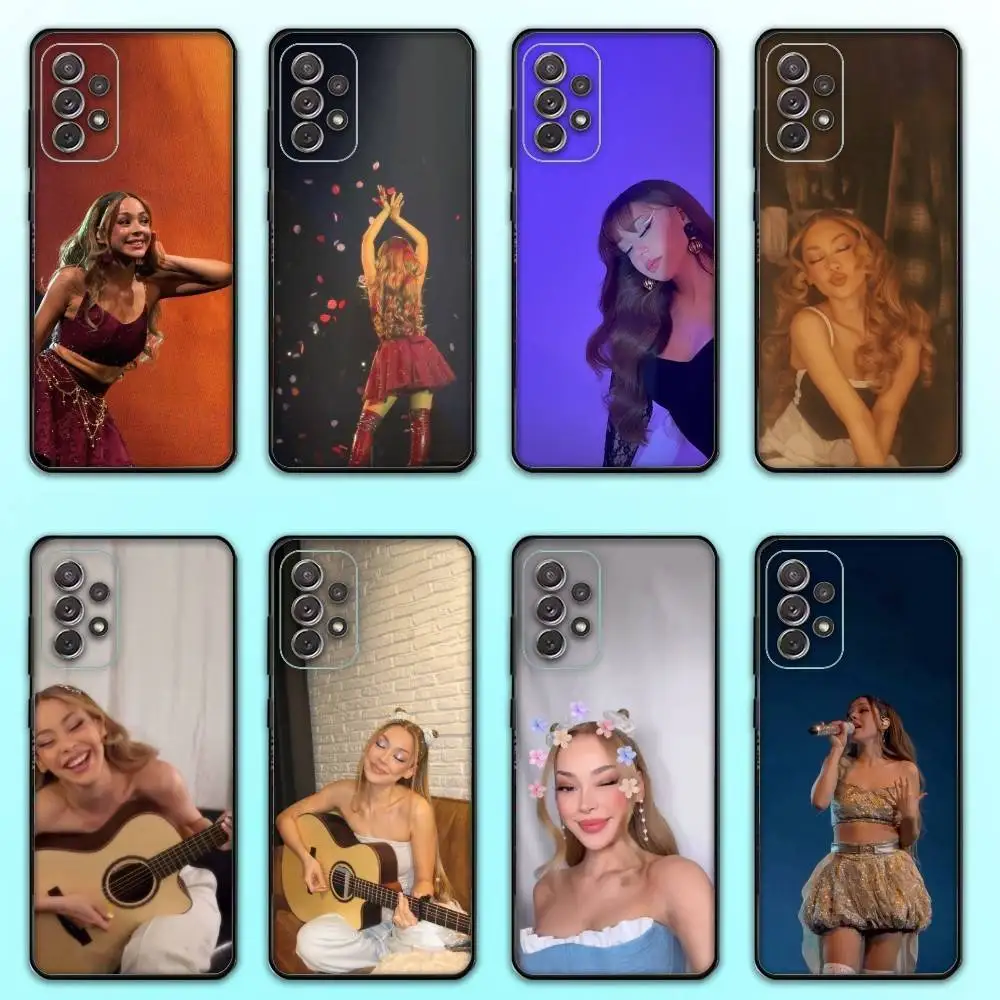 

A-Ayliva Singer Phone Case For Samsung S25,S24,S21,S22,S23,S30,Ultra,S20,Plus,Fe,Lite,Note,10,9,5G Black Cover