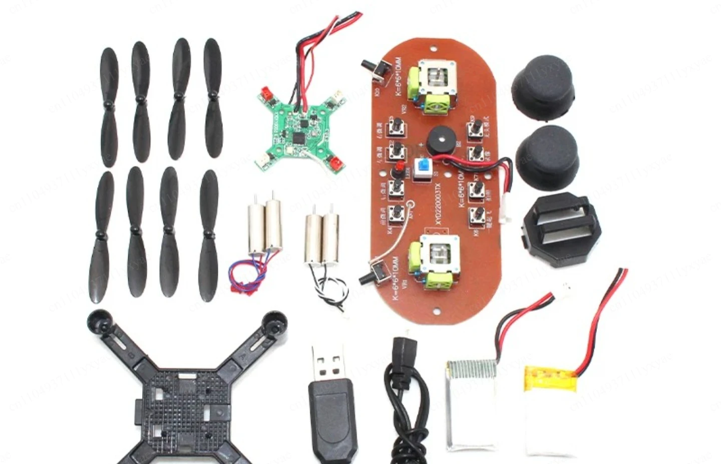 DIY Full Set of Accessories Flight Control Module 4-axis Assembly Parts Remote Control Motherboard