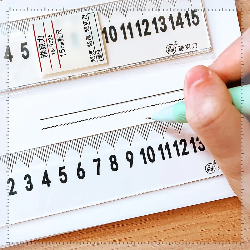 school Stationery for supplies kawaii  stationery  office accessories stationery  drawing multifunctional Transparency ruler