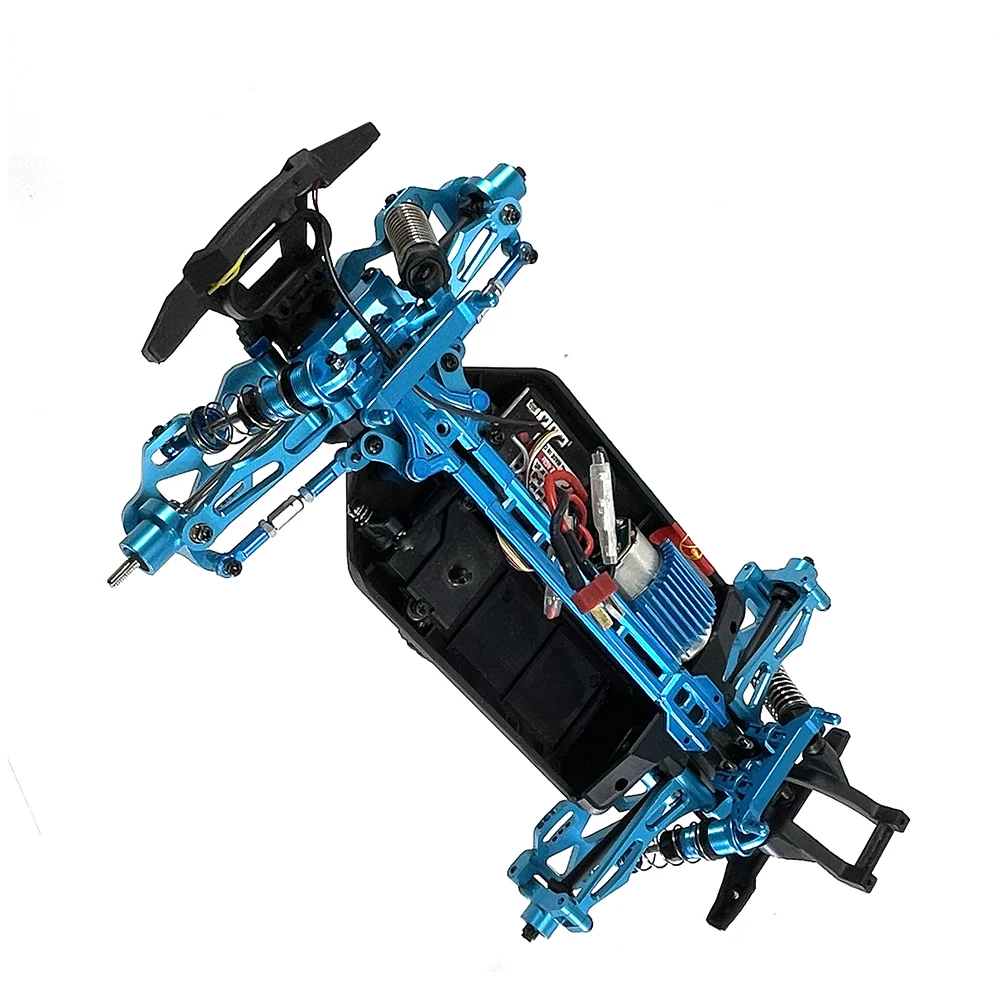 For SCY RC Car 16101 16102Pro 16103  Upgrade Metal Parts Accessories aluminum Alloy Suspension Arm Wheel Seat Steering Cup Set