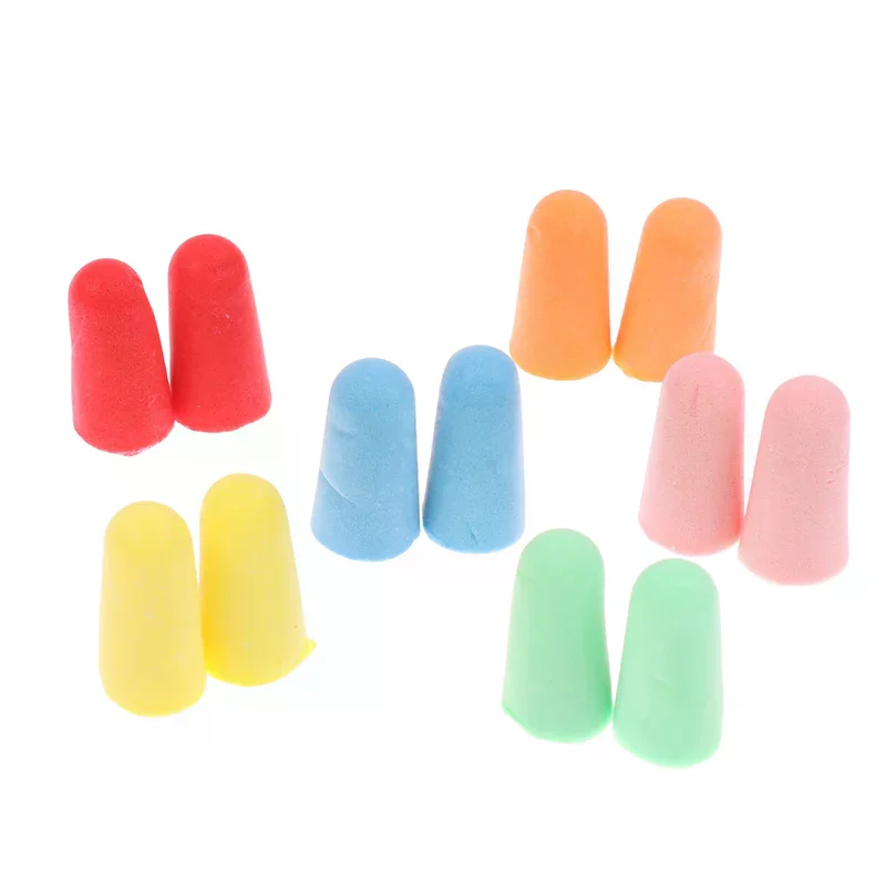 10Pairs Sponge Earplugs Noise Canceling Sleep Earplugs Noise-Isolating Earplugs Dust Resistant Abrasion Resistant Flexible Work
