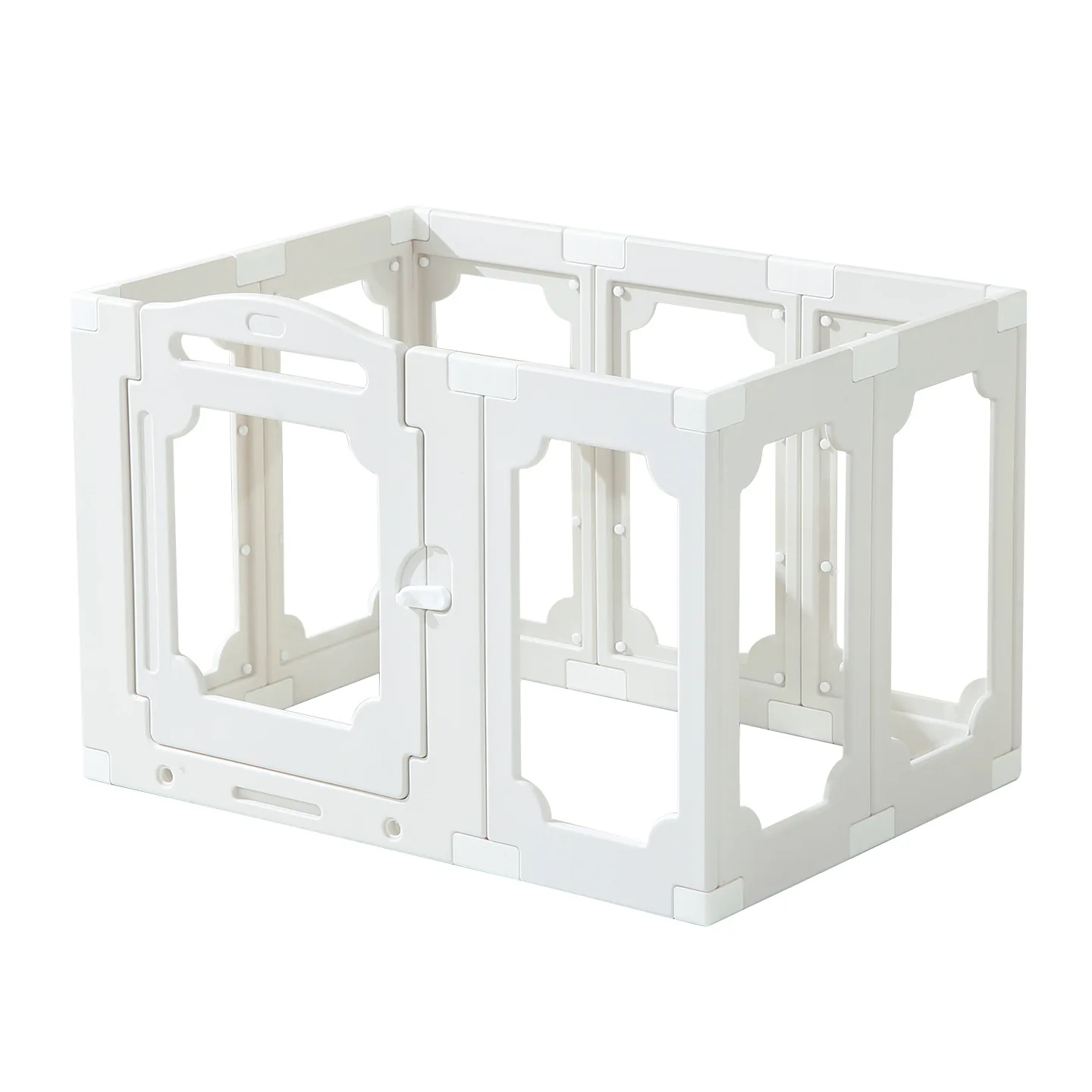 

Modern Indoor Pet Playpen Dog Cage Fence Transparent Acrylic Heightened Thickened Eco-friendly Easy Installation