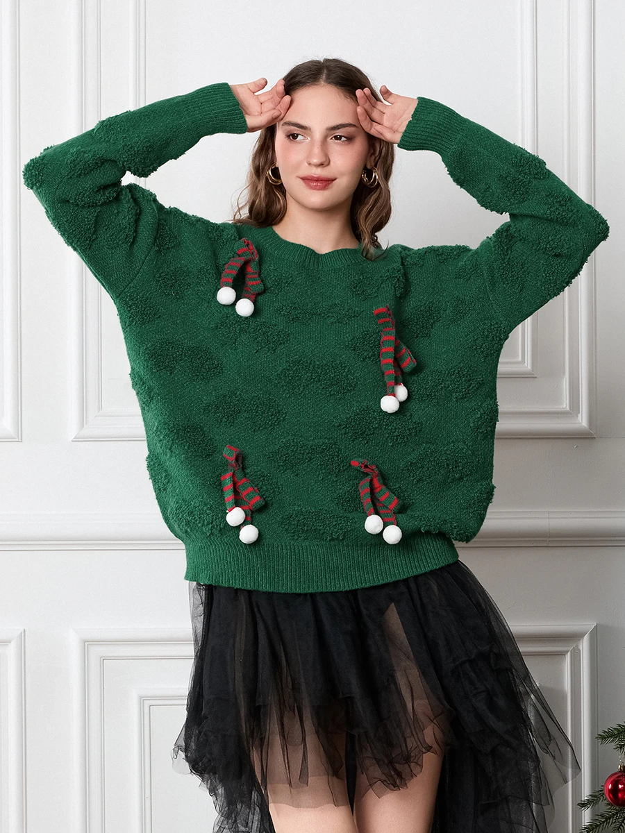 Женские милые свитера с бантом, повседневный модный теплый пуловер с длинными рукавами, базовый трикотаж для осенней уличной одежды