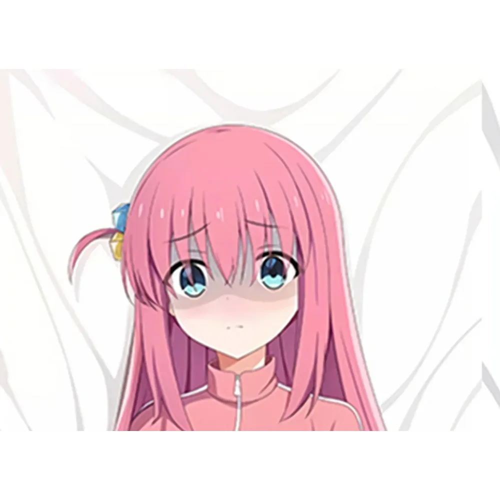 Dakimakura Pillowcase High‑Definition Dual‑Side Anime Art Print Room Display Decor For Hitori Gotoh