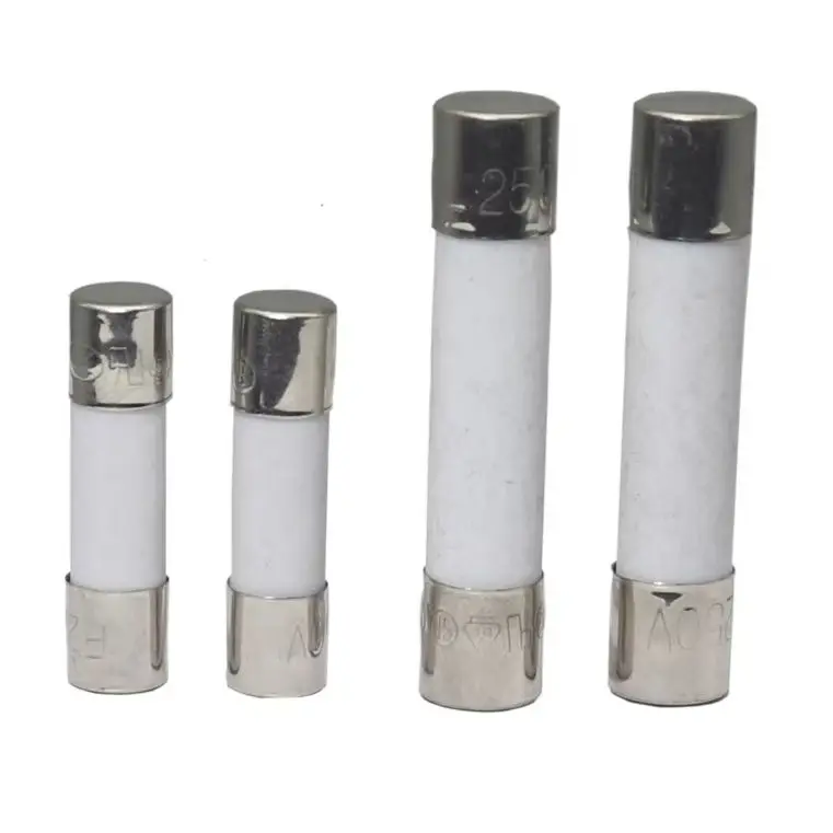 【10PCS】5X20MM 6X30MM Fast Blow Ceramic Fuse 5*20mm 250V 0.1A 0.25A 0.5A 1A 1.5A 2A 2.5A 3A 3.15A 4A-30A Slow Break The Fuse Tube