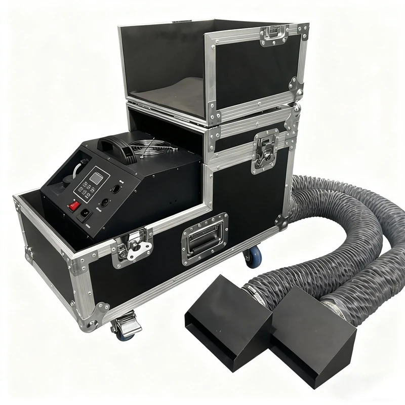 3000W Water Fog Machine DMX512 With Control Flight Case for Christmas Halloween Wedding Event Party Stage Effect Smoke Machine