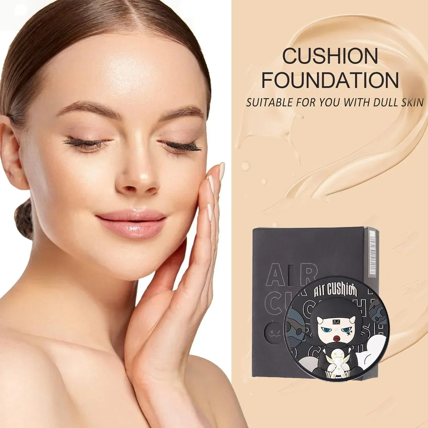 MYY Air Cushion BB CC Cream Makeup Foundation Moisturizing Concealer Face Base Long Lasting Full Coverage Dry Oily Skin Suitable