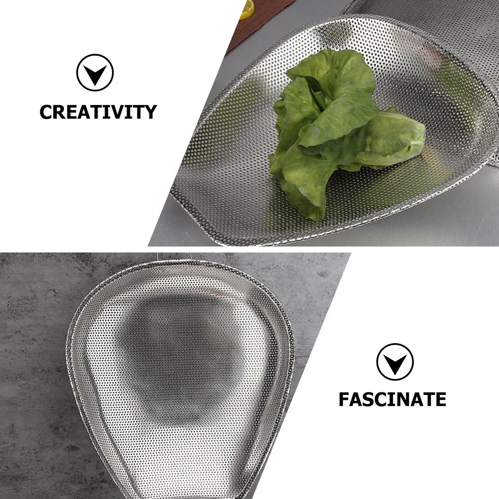 

Stainless Steel Kitchen Drain Basket Household Vegetable Fruit Washing Large Capacity Rice Strainer Multipurpose