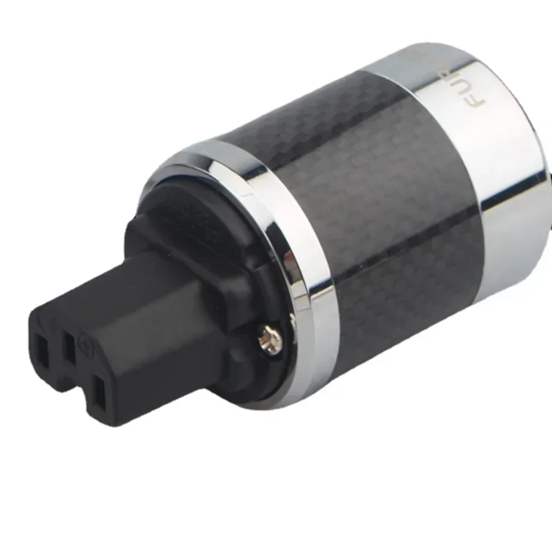 อะแดปเตอร์เสียงไฮไฟ Furutech FI50 โรเดียมชุบ US และ EU ปลั๊กไฟ AC C13 IEC Connector
