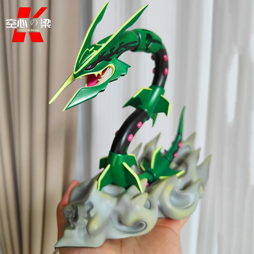 [1/20 Scale World] Mega Rayquaza Sky Dragon A Legendary Pokémon and One of The Ultra-ancient Pokémon Toy Figure Decoration