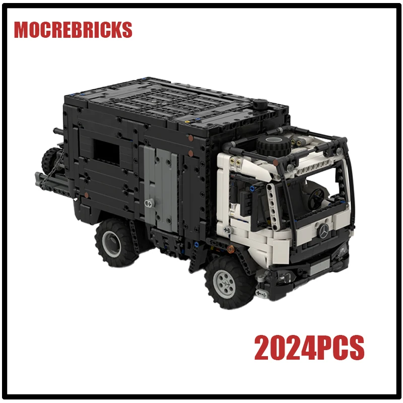 High-tech Cargo Engineeing Vehicles Model Series Expedition Camper Car Creative Building Blocks Ultimate Collection Toys Bricks