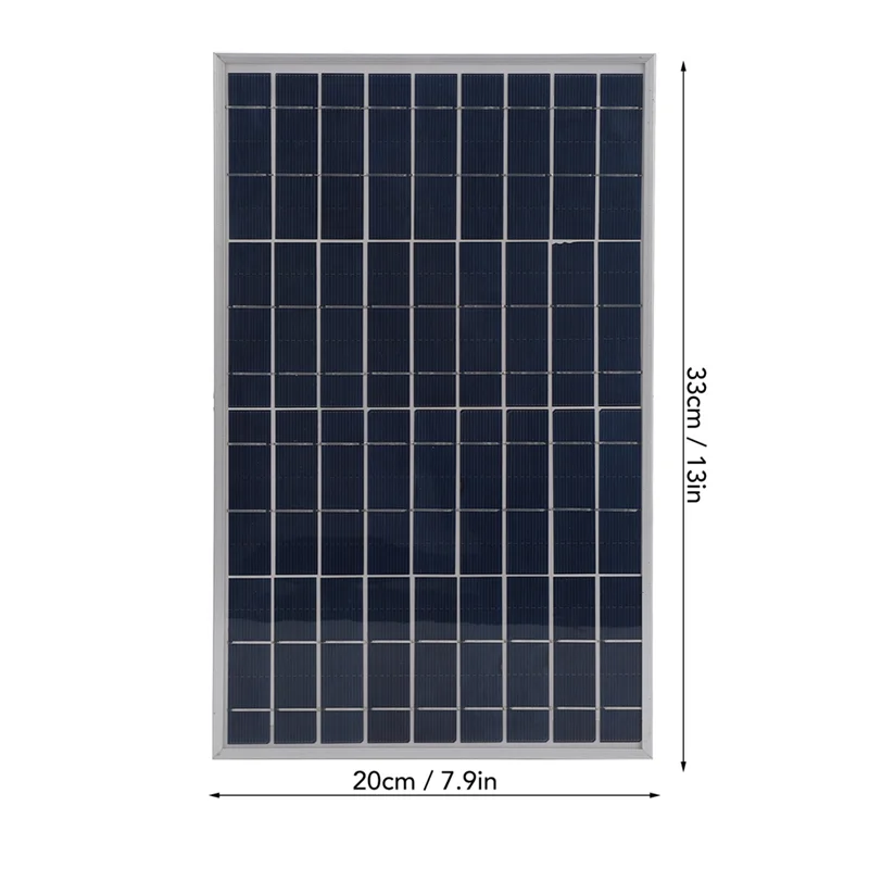 MCGS-Portable Solar Panel 10W 12V IP65 Waterproof Polycrystalline With 30A Solar Charge Controller Combo For Outdoor Application