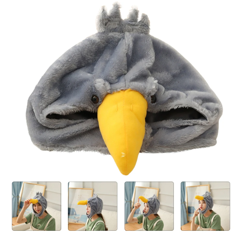 

Funny Costume Bird Hat for Kids Vivid Bird Shape Soft Material Masquerade Parties Music Festivals Role Plays Dance