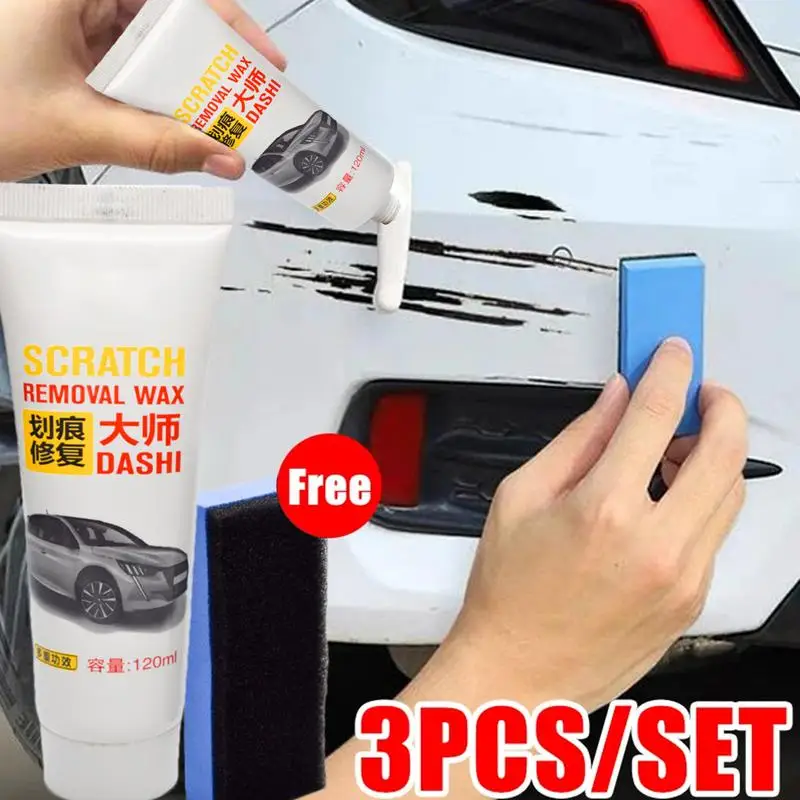 Auto Scratch Remover Automotive Polijstpasta Verf Restorer Met Spons Auto Wax Buffing Compound Verf Care Kit auto Accessorie