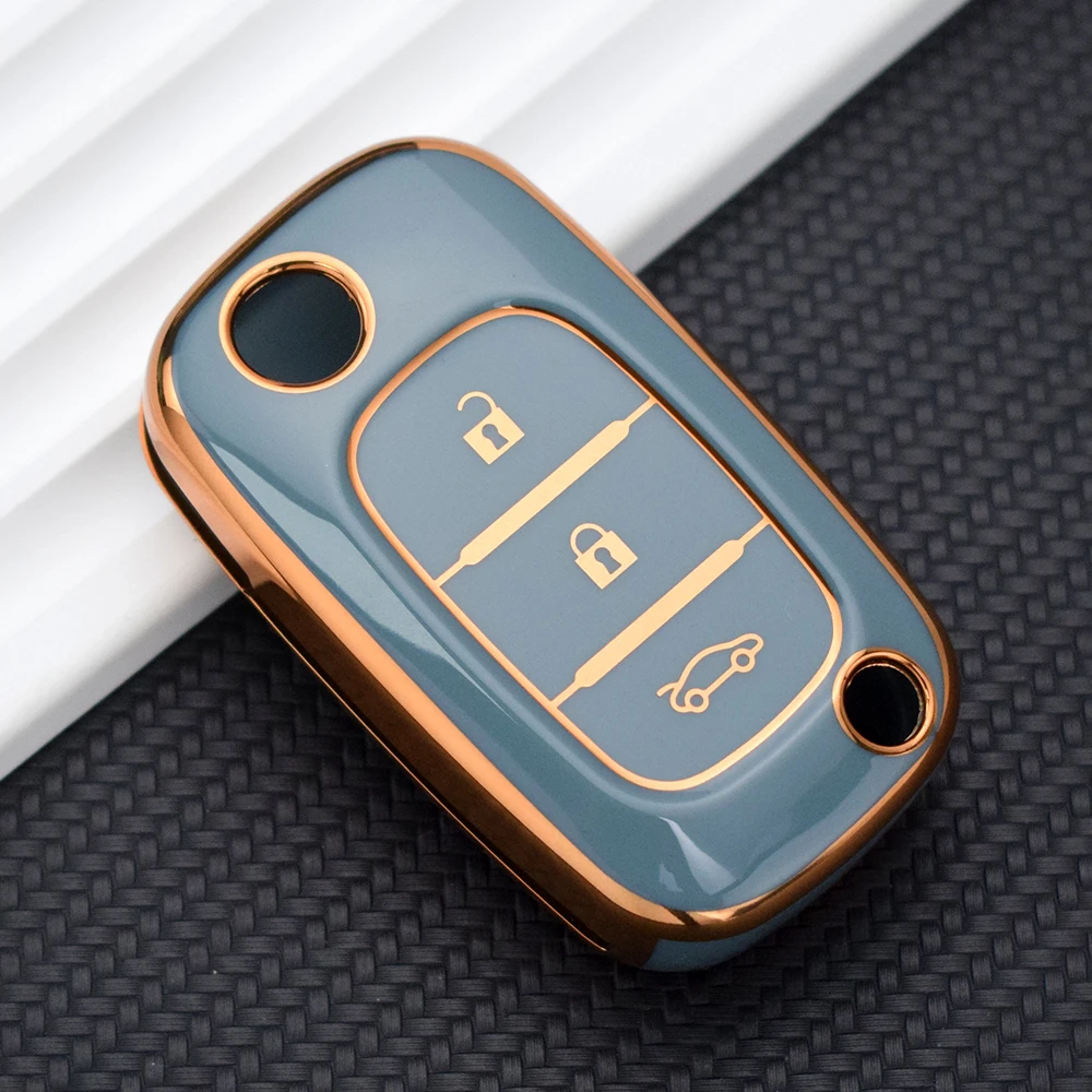 TPU Filp Remote Car Key Shell Case for Renault Clio Scenic Megane III Vivaro Movano Traffic Master Kangoo Auto Accessories