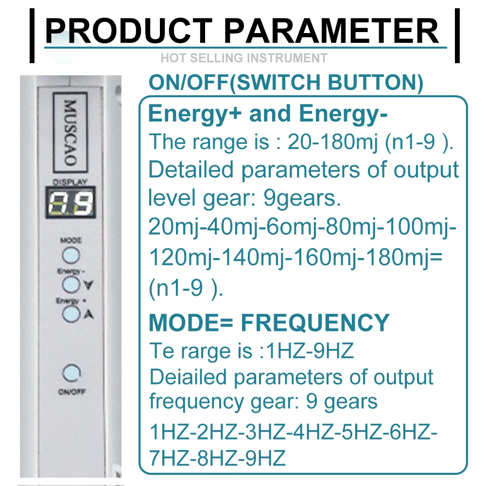 Professional Shockwave Therapy Machine Physiotherapy Equipment Pain Relief Shock Wave Correction Massager 3 In 1